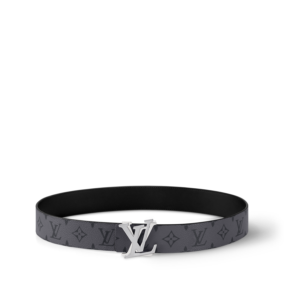 Louis Vuitton グレー ベルト LV Shake 40mm Reversible Belt Monogram Eclipse Reverse